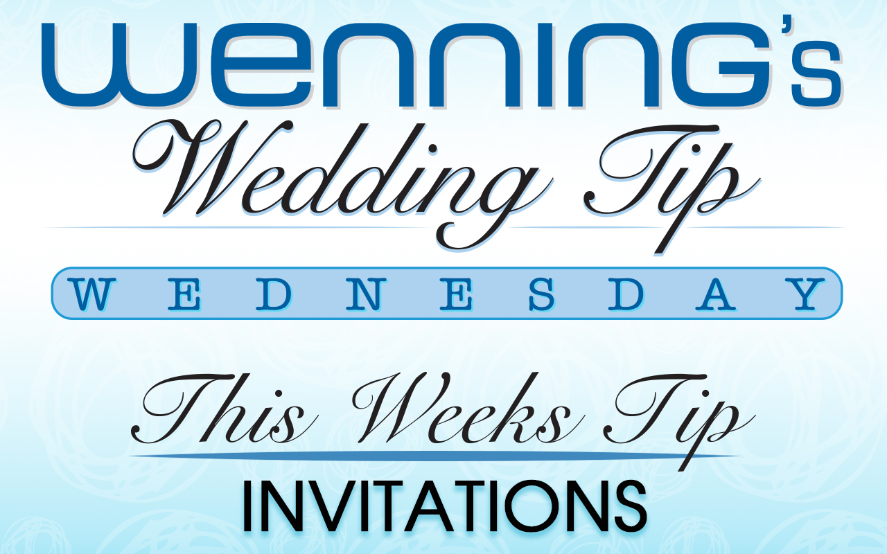 Wenning Tips, Wedding Tips