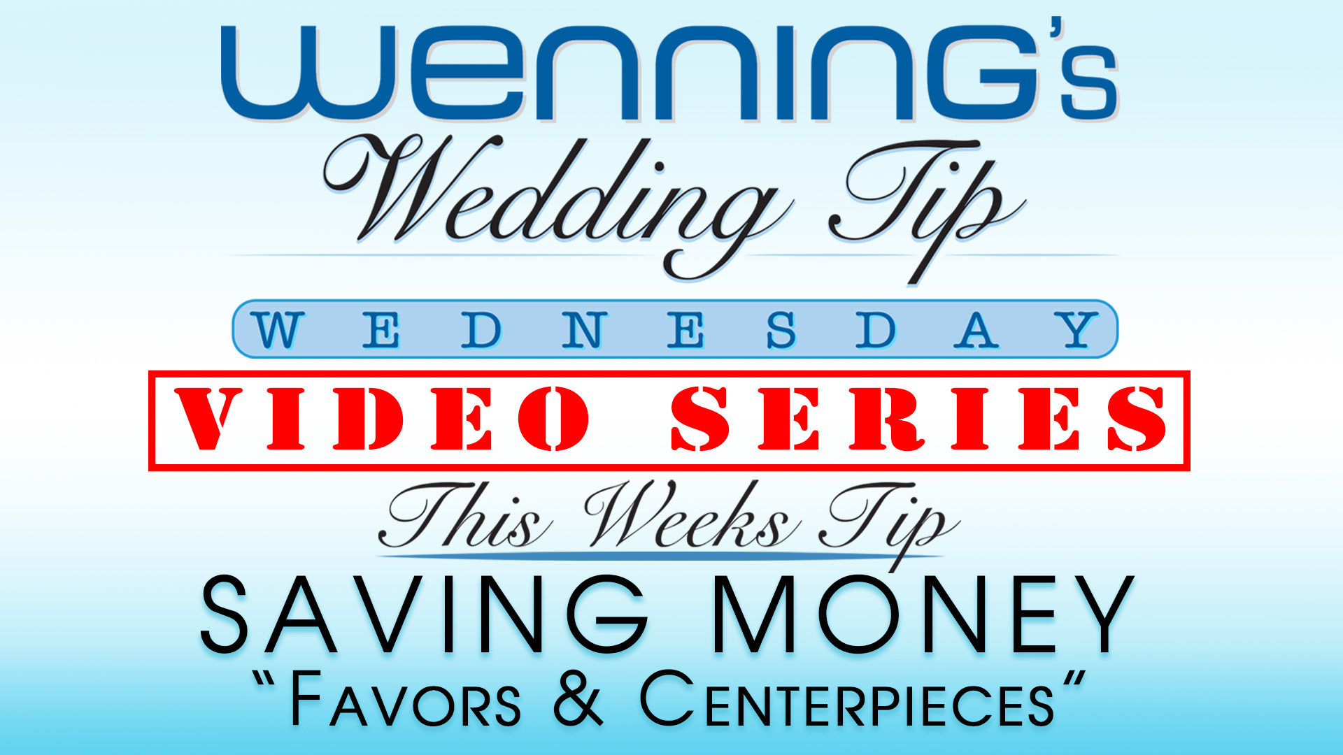 WWTW | Saving Money | Favors & Centerpieces