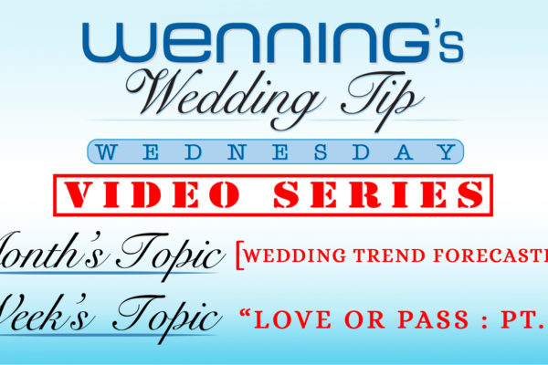 Wedding Trend Forecasting - Part 3