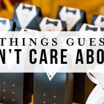 Things wedding guests care about